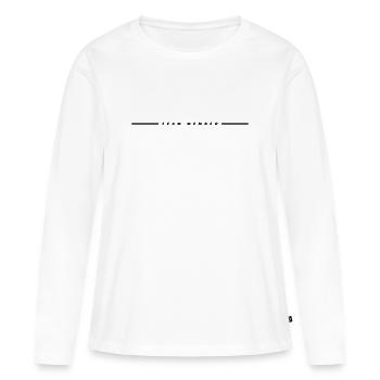 team_member_01- - T-shirt manches longues Premium bio Femme - blanc - Devant - Julia (174cm)