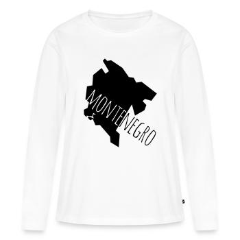 montenegro - Women's Premium Organic Long Sleeve Shirt - white - Front - Julia (174cm)