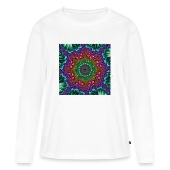 TO EXERCISE THE MIND - Women's Premium Organic Long Sleeve Shirt - white - Front - Julia (174cm)