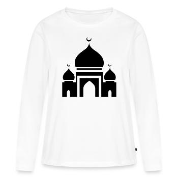 Moschee - Frauen Premium Bio Langarmshirt - Weiß - Vorne - Julia (174cm)