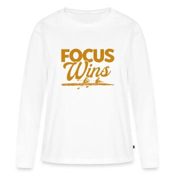 Rowing Team Rower Rower Gift - Women's Premium Organic Long Sleeve Shirt - white - Front - Julia (174cm)