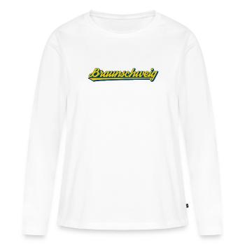 Braunschweig Germany - Women's Premium Organic Long Sleeve Shirt - white - Front - Julia (174cm)