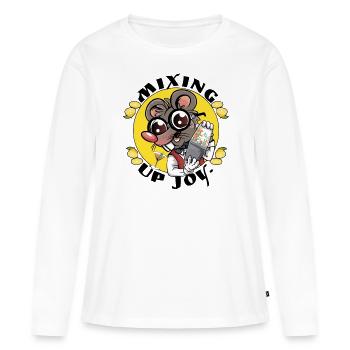 Mixing Cocktails - Women's Premium Organic Long Sleeve Shirt - white - Front - Julia (174cm)