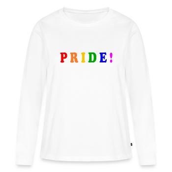 Pride - Frauen Premium Bio Langarmshirt - Weiß - Vorne - Julia (174cm)