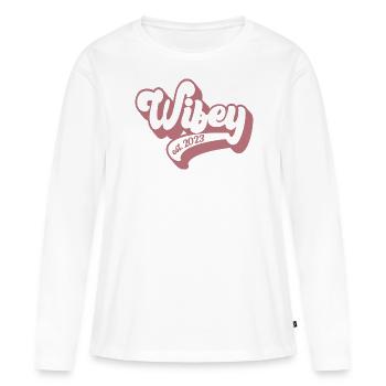 2023 Verlobung Brautdusche Hochzeit - Frauen Premium Bio Langarmshirt - Weiß - Vorne - Julia (174cm)