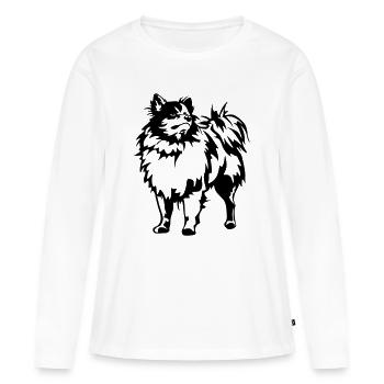 Sharp - Women's Premium Organic Long Sleeve Shirt - white - Front - Julia (174cm)