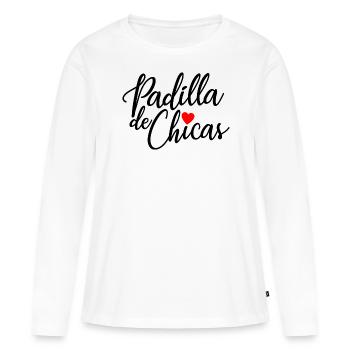 Padilla de Chicas Bride's Gang Bridesmaid Wedding - Women's Premium Organic Long Sleeve Shirt - white - Front - Julia (174cm)