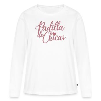 Padilla de Chicas Bride's Gang Bridesmaid Wedding - Women's Premium Organic Long Sleeve Shirt - white - Front - Julia (174cm)