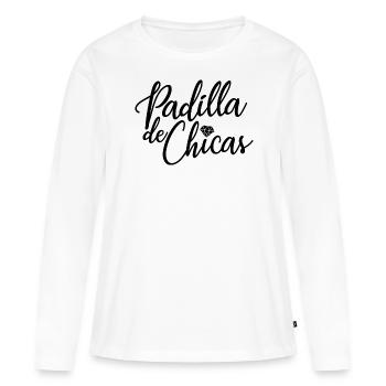 Padilla de Chicas Bride's Gang Bridesmaid Wedding - Women's Premium Organic Long Sleeve Shirt - white - Front - Julia (174cm)