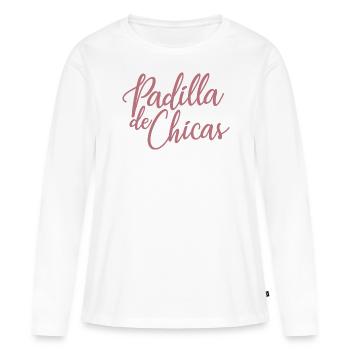 Padilla de Chicas Bride's Gang Bridesmaid Wedding - Women's Premium Organic Long Sleeve Shirt - white - Front - Julia (174cm)