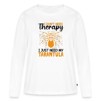 Tarentule Araignées Pet Tarentules Collectionneur - T-shirt manches longues Premium bio Femme - blanc - Devant - Julia (174cm)