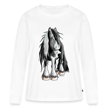 Cute Irish Tinker - Women's Premium Organic Long Sleeve Shirt - white - Front - Julia (174cm)