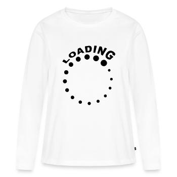 Loading - Women's Premium Organic Long Sleeve Shirt - white - Front - Julia (174cm)