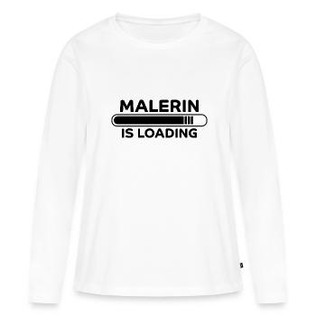 Malerin Spruch Malermeister Beruf Malerin Geschenk - Frauen Premium Bio Langarmshirt - Weiß - Vorne - Julia (174cm)