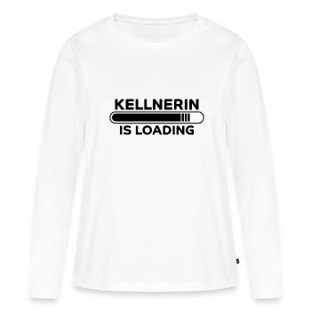 Kellnerin Spruch Kellner Beruf Kellnerin Geschenk - Frauen Premium Bio Langarmshirt - Weiß - Vorne - Julia (174cm)