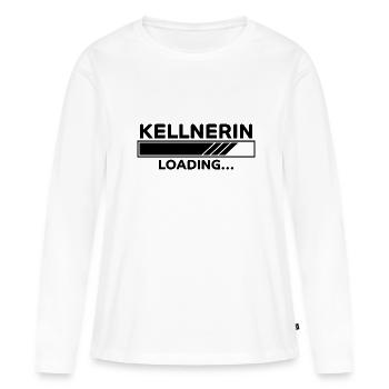 Kellnerin Spruch Kellner Beruf Kellnerin Geschenk - Frauen Premium Bio Langarmshirt - Weiß - Vorne - Julia (174cm)