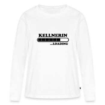 Kellnerin Spruch Kellner Beruf Kellnerin Geschenk - Frauen Premium Bio Langarmshirt - Weiß - Vorne - Julia (174cm)