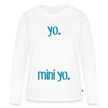 Me & M Me - Women's Premium Organic Long Sleeve Shirt - white - Front - Julia (174cm)