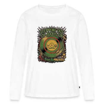 Dub Reggae Dreamer - Frauen Premium Bio Langarmshirt - Weiß - Vorne - Julia (174cm)