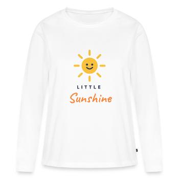 PETIT RAYON DE SOLEIL - T-shirt manches longues Premium bio Femme - blanc - Devant - Julia (174cm)