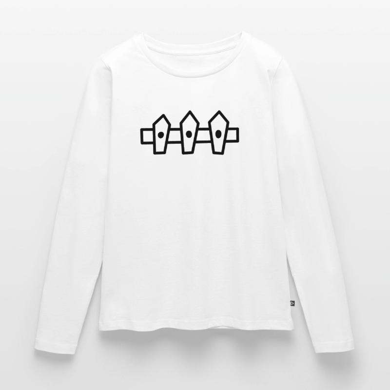 Zaun oder Gartenzaun Frauen Premium Bio Langarmshirt