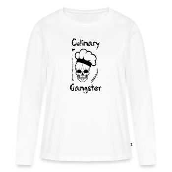 Chefköchin Köchin Kochen Koch Essen Ausbildung - Frauen Premium Bio Langarmshirt - Weiß - Vorne - Julia (174cm)