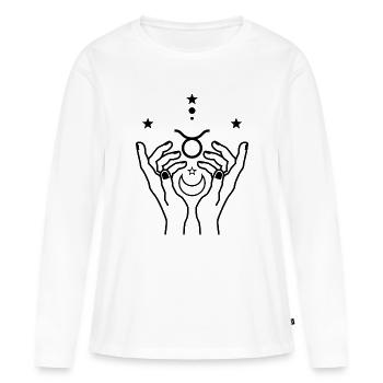 design unavailable - Women's Premium Organic Long Sleeve Shirt - white - Front - Julia (174cm)