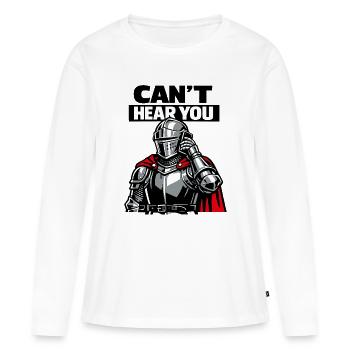 Medieval technical problems. - Women's Premium Organic Long Sleeve Shirt - white - Front - Julia (174cm)