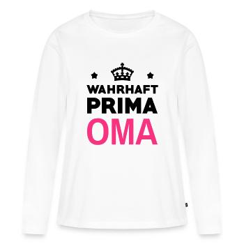 Grandma Gran Oma Grand-Mère Grand Mere - Women's Premium Organic Long Sleeve Shirt - white - Front - Julia (174cm)