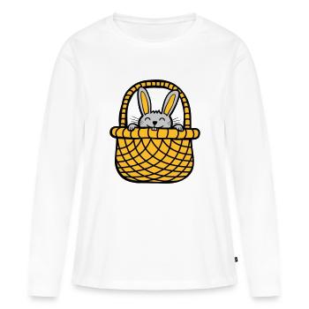 Easter hides - Women's Premium Organic Long Sleeve Shirt - white - Front - Julia (174cm)