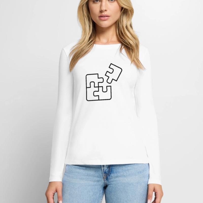 Puzzle Women's Premium Organic Long Sleeve Shirt