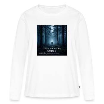 The_Glimmerman_Codex - Women's Premium Organic Long Sleeve Shirt - white - Front - Julia (174cm)