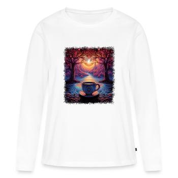 désarmement génial blague contre-culture - T-shirt manches longues Premium bio Femme - blanc - Devant - Julia (174cm)