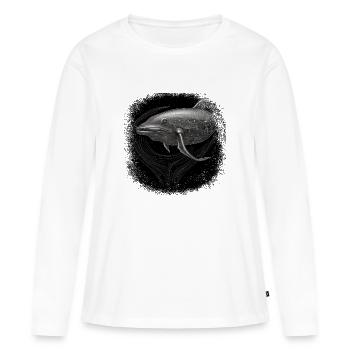 quote animal rights activists seals water - Frauen Premium Bio Langarmshirt - Weiß - Vorne - Julia (174cm)