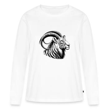 Fabelwesen - Frauen Premium Bio Langarmshirt - Weiß - Vorne - Julia (174cm)
