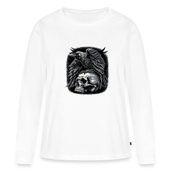 Guardian of the Lost - Women's Premium Organic Long Sleeve Shirt - white - Front - Julia (174cm)