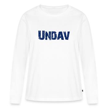 UNDAV German Soccer Star - Women's Premium Organic Long Sleeve Shirt - white - Front - Julia (174cm)