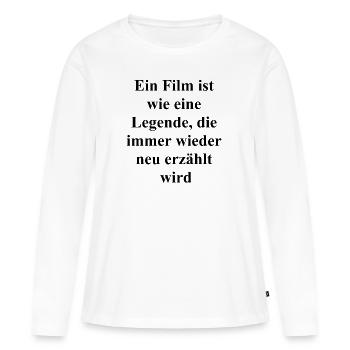 Cult Movie Gift - Women's Premium Organic Long Sleeve Shirt - white - Front - Julia (174cm)