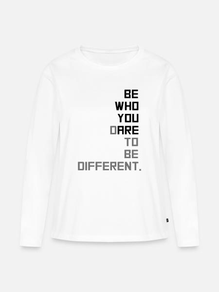 6061912 120269809 diversity - Frauen Premium Bio Langarmshirt - Weiß