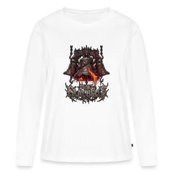 Metal Christmas - Women's Premium Organic Long Sleeve Shirt - white - Front - Julia (174cm)