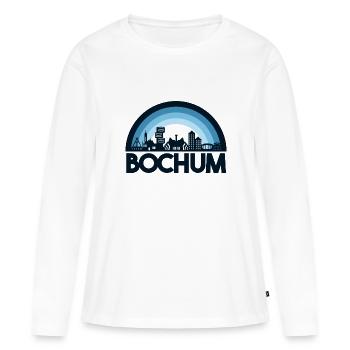 Bochum Bochum Ruhrpott Ruhr Area Ruhrstadt - Women's Premium Organic Long Sleeve Shirt - white - Front - Julia (174cm)
