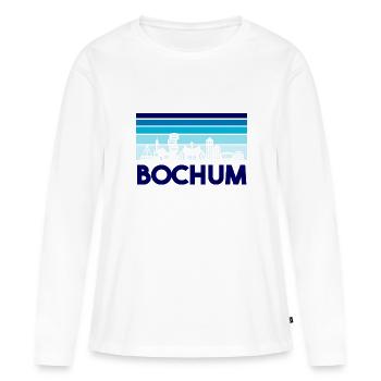 Bochum Bochum Ruhrpott Ruhr Area Ruhrstadt - Women's Premium Organic Long Sleeve Shirt - white - Front - Julia (174cm)