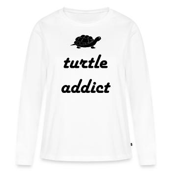Turtle Turtle - Women's Premium Organic Long Sleeve Shirt - white - Front - Julia (174cm)