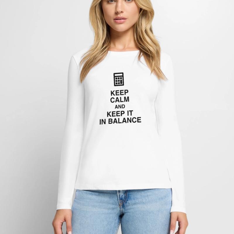 Accountant Accounting Buchhalter Comptable Compta Women's Premium Organic Long Sleeve Shirt