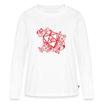Du bist ein natürlicher 20 RPG Valentinstag - Frauen Premium Bio Langarmshirt - Weiß - Vorne - Julia (174cm)