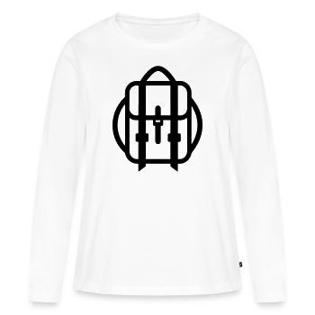 Backpack - Women's Premium Organic Long Sleeve Shirt - white - Front - Julia (174cm)