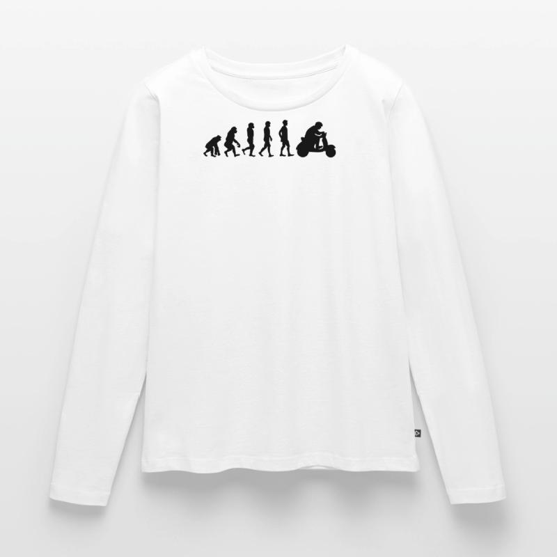 Evolution scooter driver Women's Premium Organic Long Sleeve Shirt