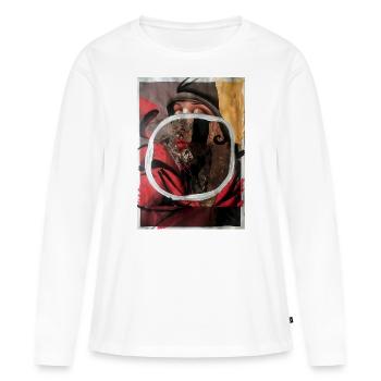 BEYOND. 2020 by massimiliano sbrescia - Women's Premium Organic Long Sleeve Shirt - white - Front - Julia (174cm)