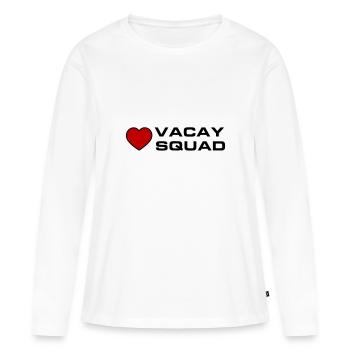 Vacay Squad - Frauen Premium Bio Langarmshirt - Weiß - Vorne - Julia (174cm)