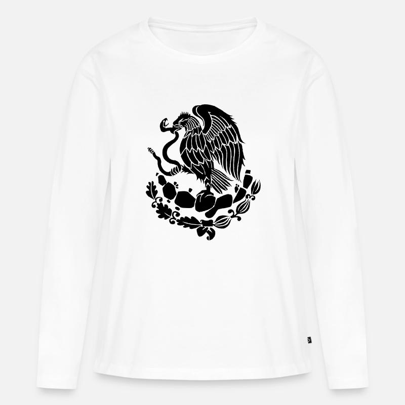 mexico - Frauen Premium Bio Langarmshirt - Weiß